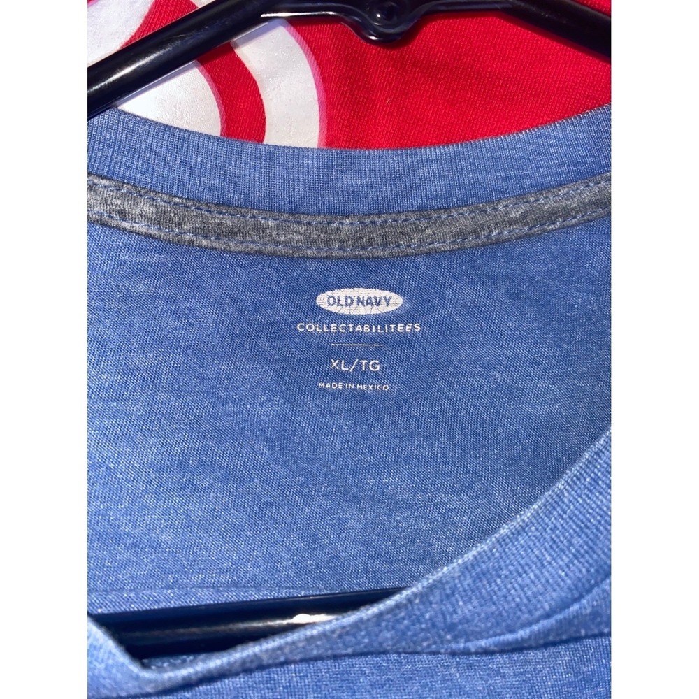 Old Navy Collectabilitees Mens Superman Graphic Shirt Blue Heather XL DC Comics - Picture 3 of 3